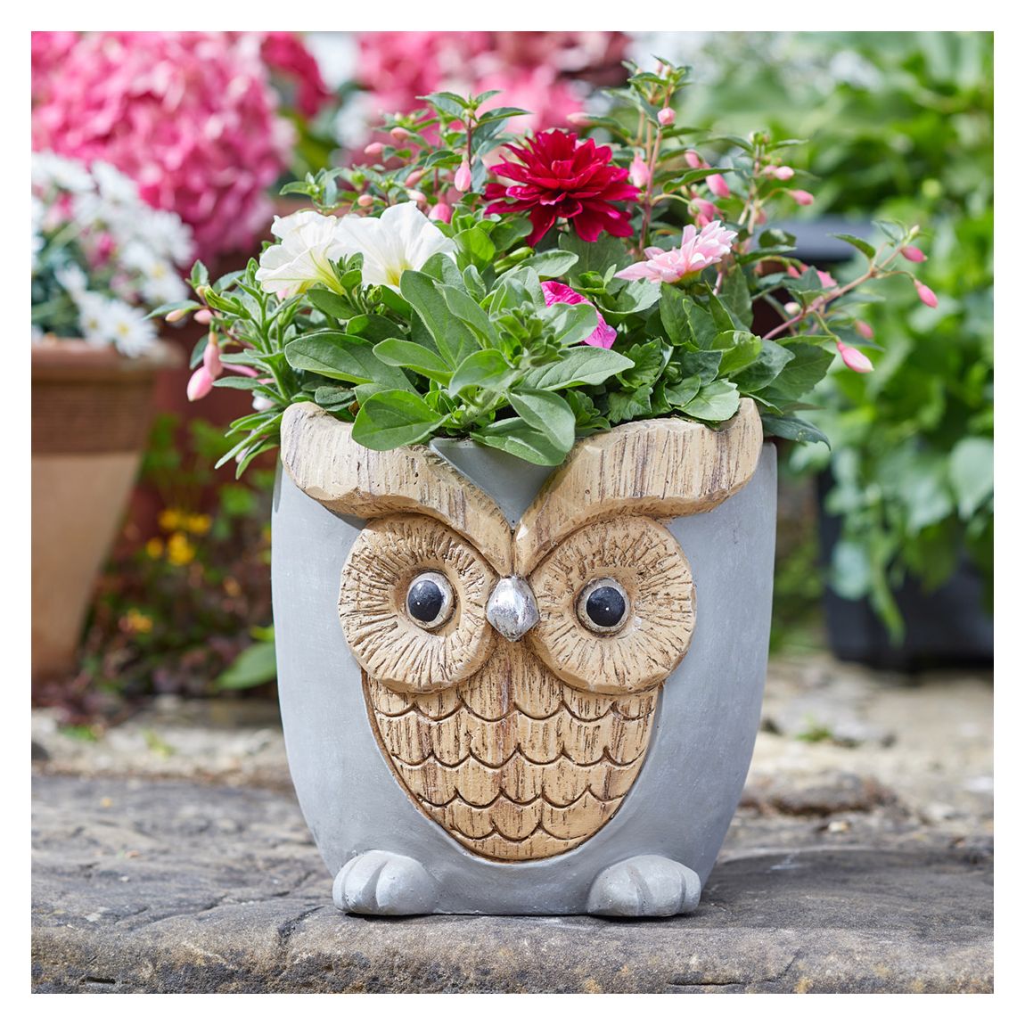 Woodstone Owl Planter main product photo