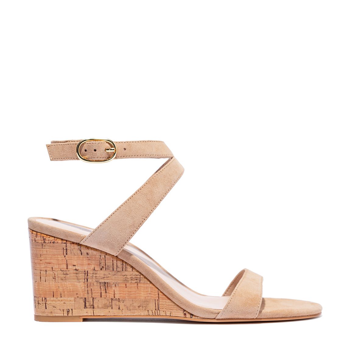Beige Sandalwood Avenue Wedge Sandals main product photo