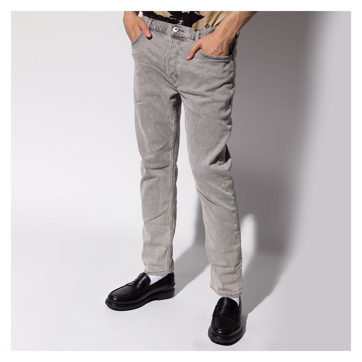 Grey Dean Stretch Jeans main product photo