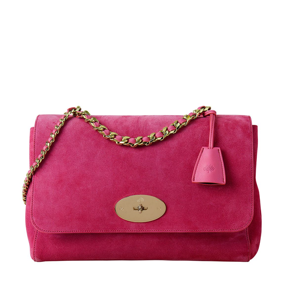 Mulberry Pink Suede Oversized Lily Bag main product photo