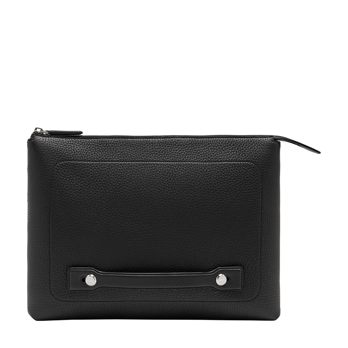 Black City Heavy Grain Leather Laptop Case main product photo
