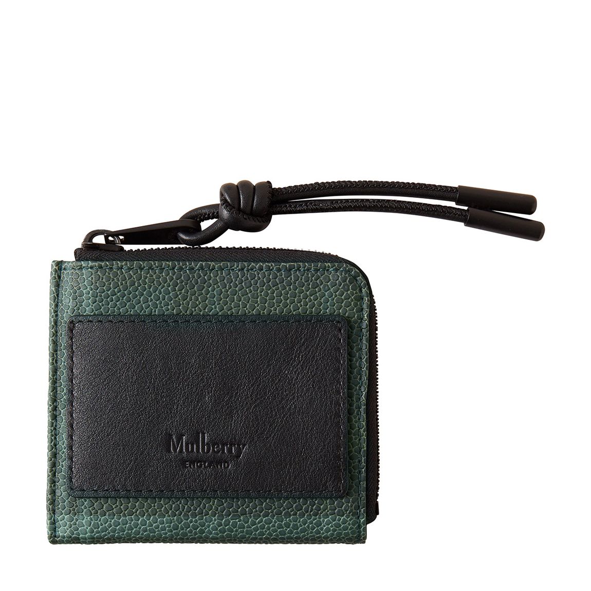 Mulberry Green Print Eco ScotchGrain Leather Zipped Wallet main product photo