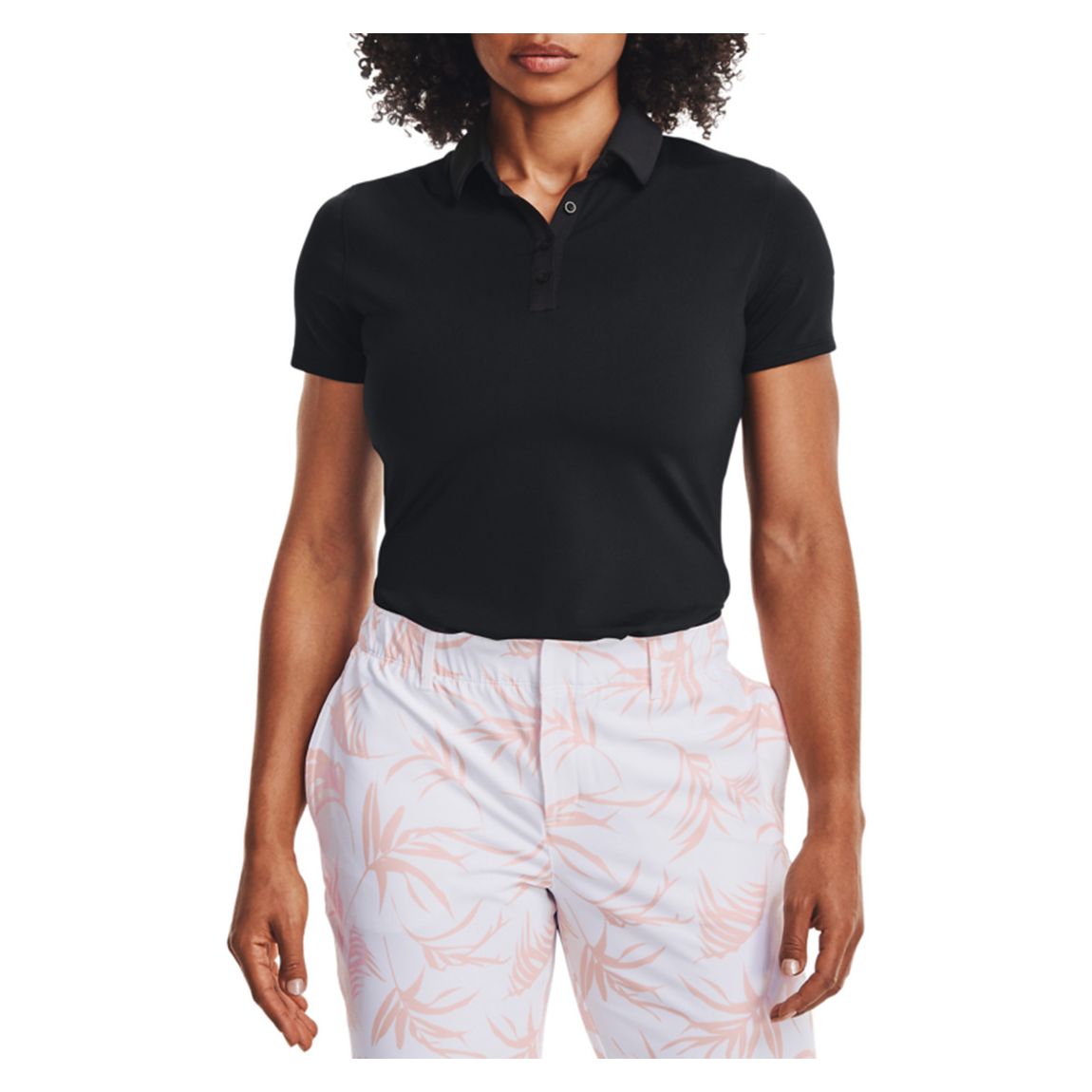 Black Zinger Stretch Golf Polo Shirt main product photo