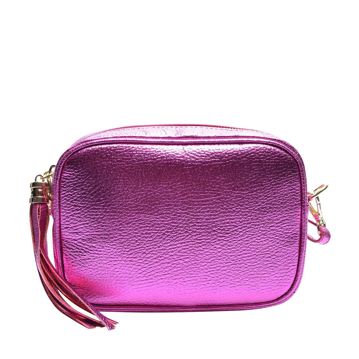 Pink Leather Crossbody Bag main product photo