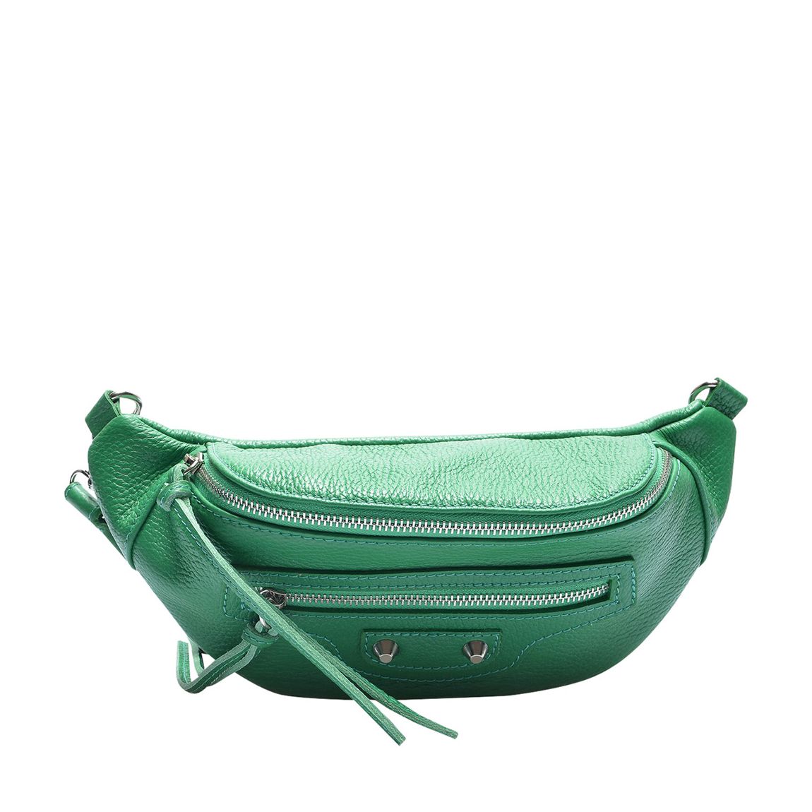 Green Leather Crossbody Bag main product photo