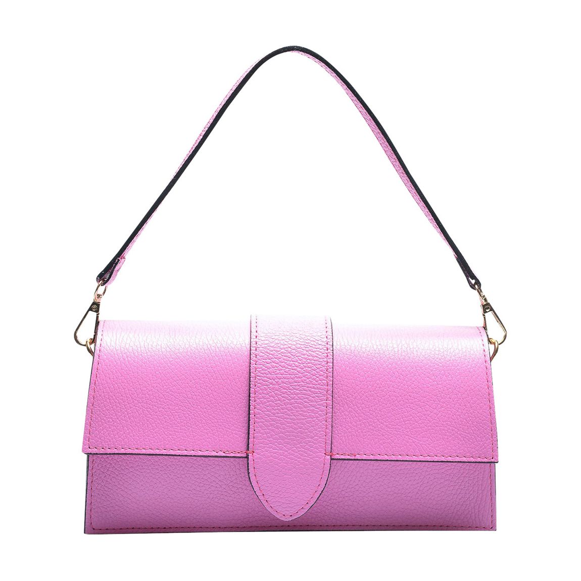 Pink Leather Top Handle Bag main product photo