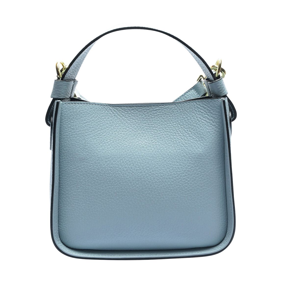 Blue Leather Top Handle Bag main product photo