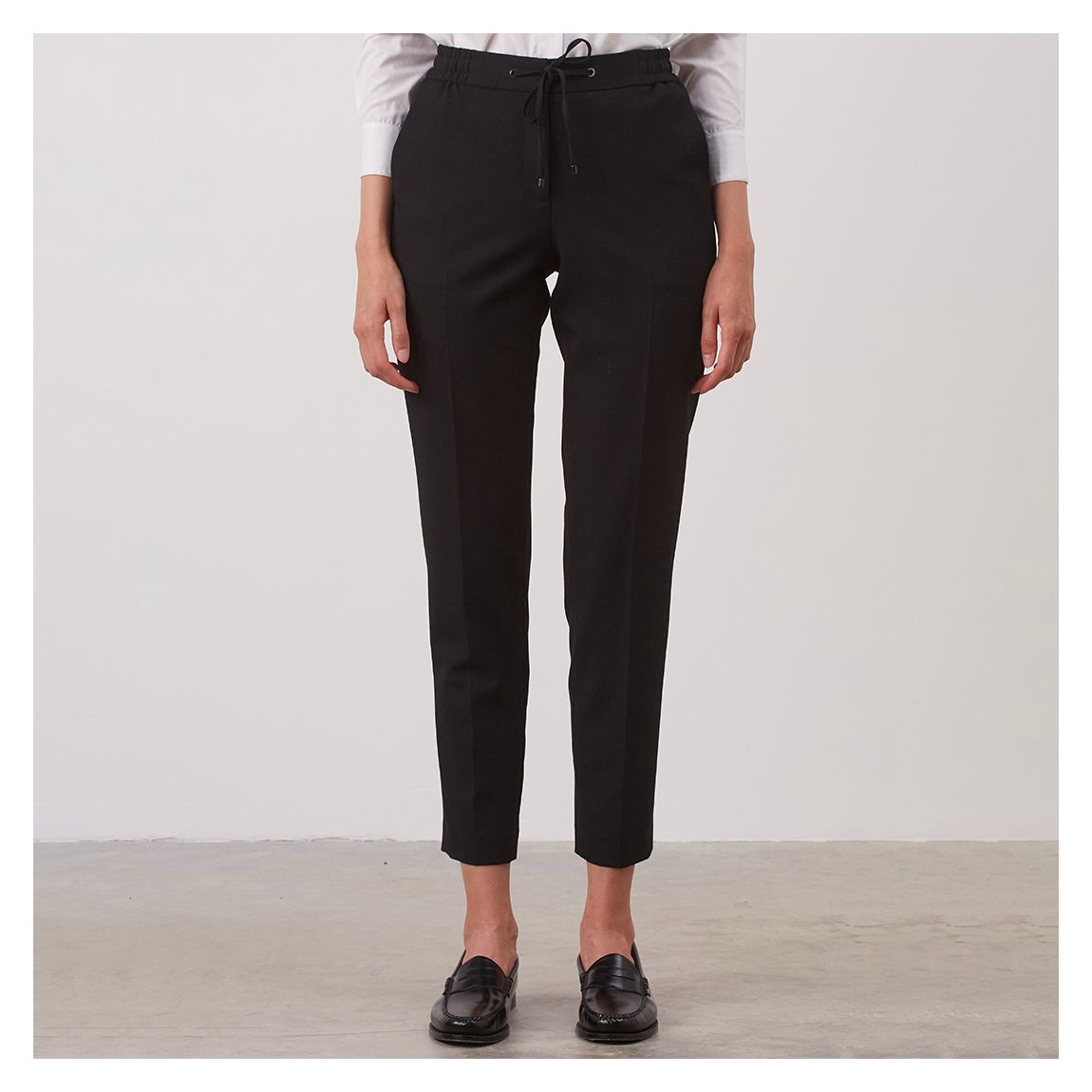 Black Pantalon Tapered Leg Trouser main product photo