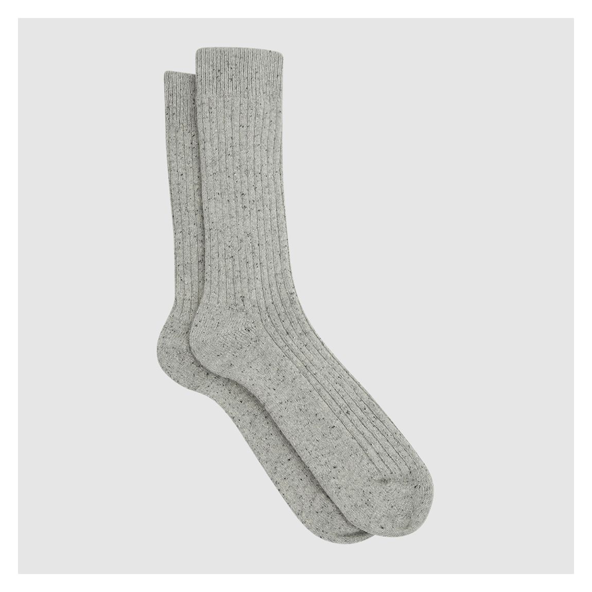 Grey Coen Speckled Silk Blend Hiking Socks main product photo