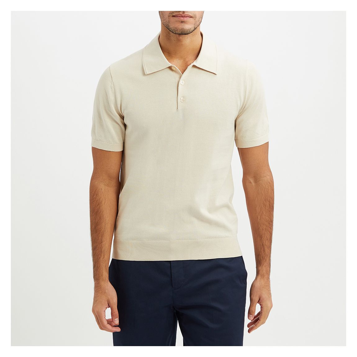 Stone Ace Short Sleeve Cotton Polo Shirt main product photo