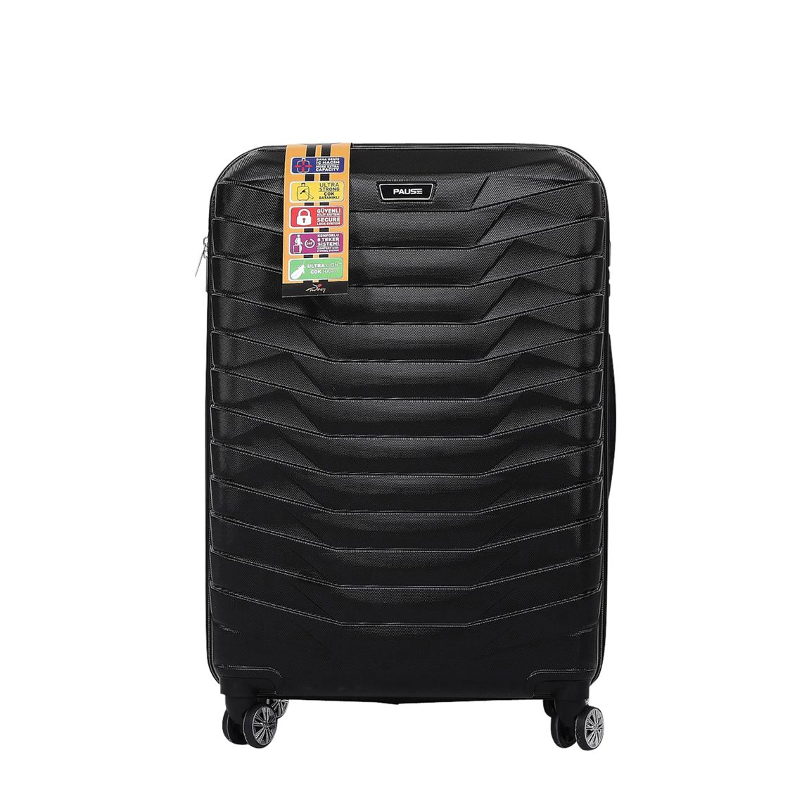 Black Large Valiz Suitcase main product photo