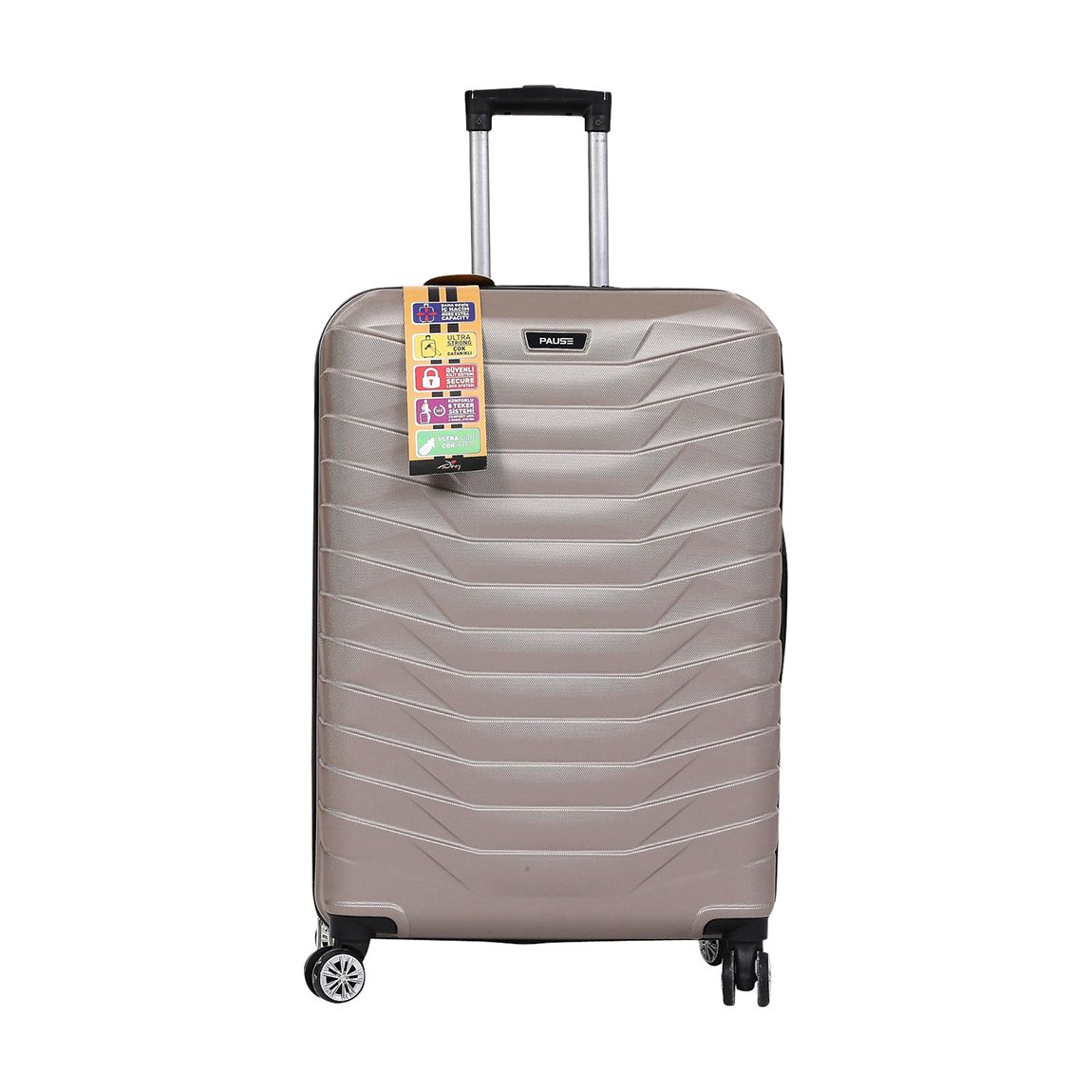 Gold Large Valiz Suitcase main product photo