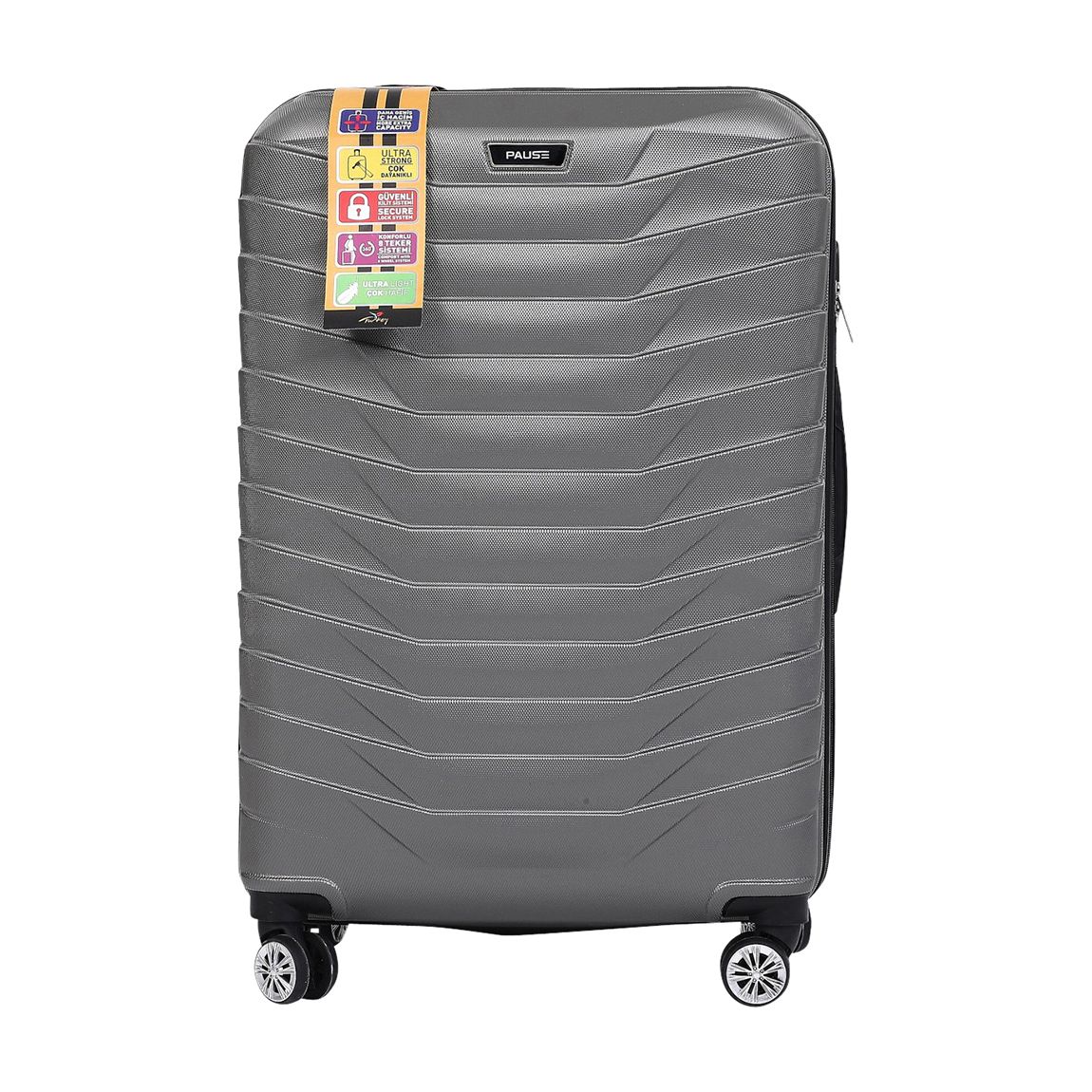 Grey Large Valiz Suitcase main product photo