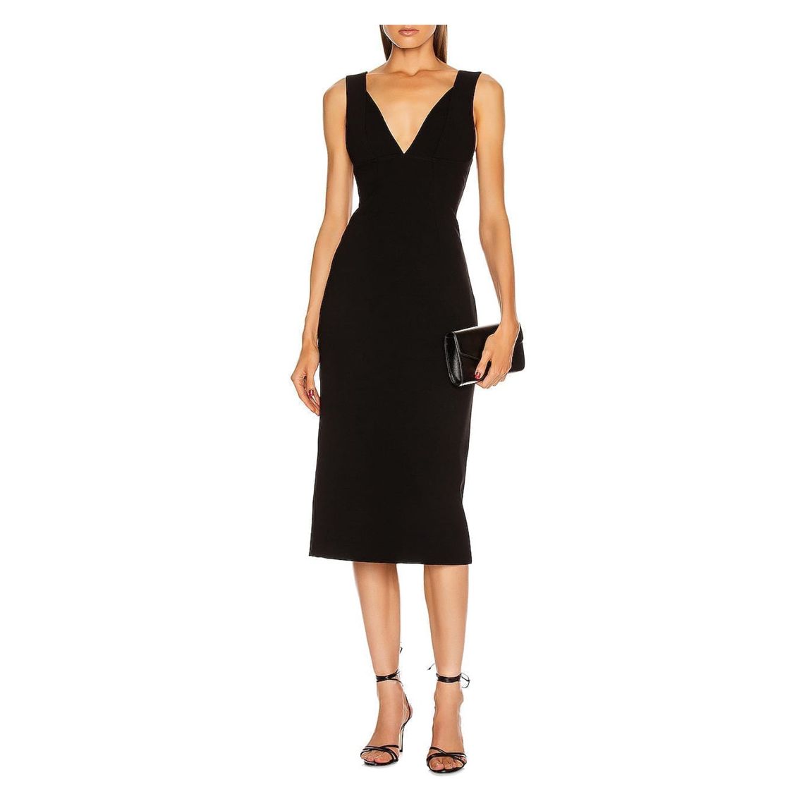 Black Cami Fitted Dress main product photo