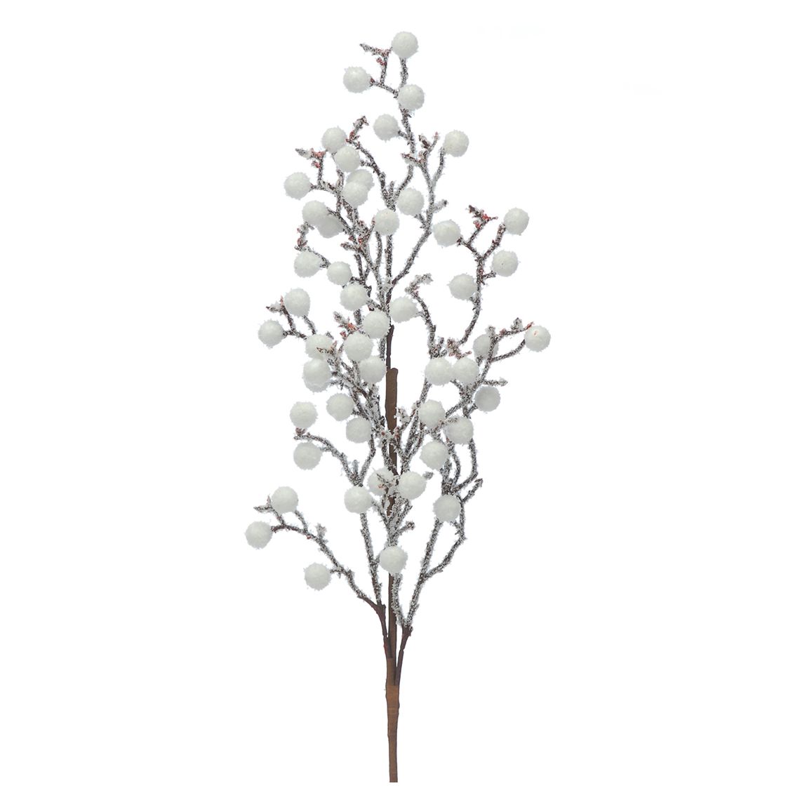 Set of 6 Snowy Berry Branches, White main product photo