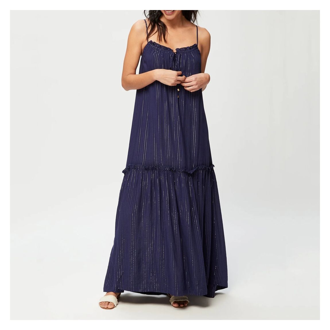 Navy Strappy Maxi Dress main product photo