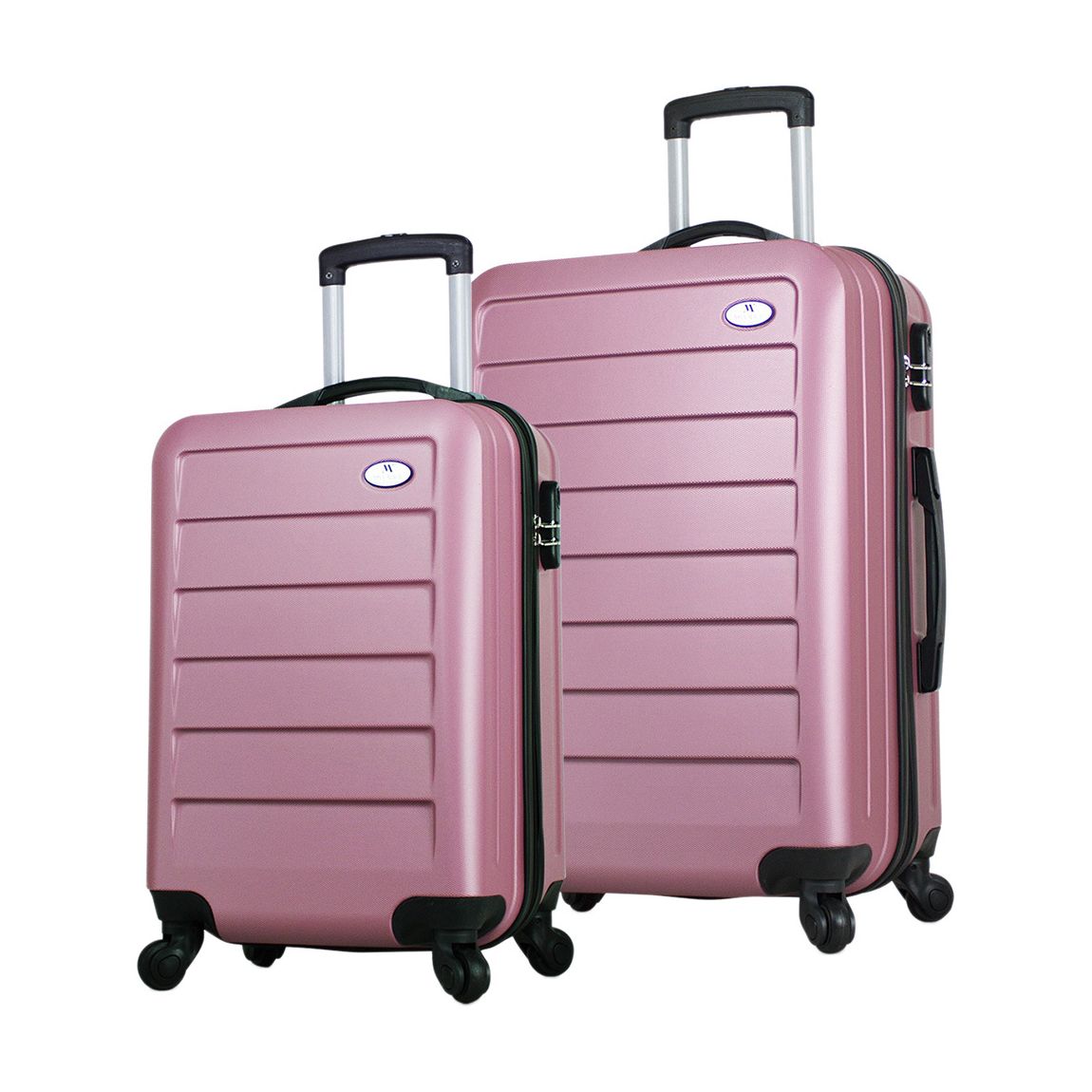 Rose Gold 2 Piece Cabin Suitcase Set main product photo