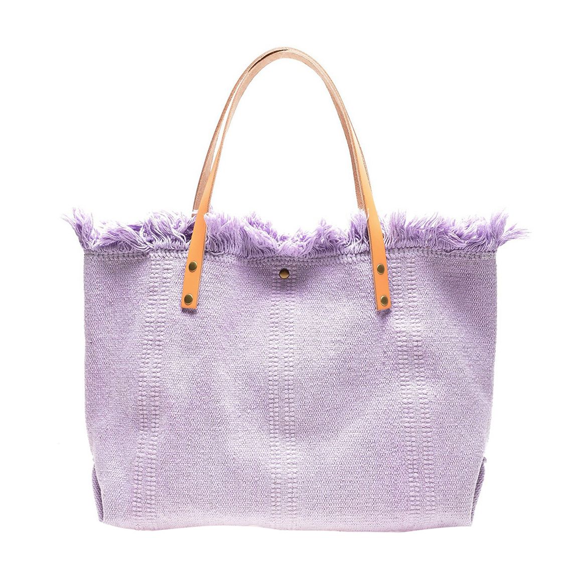 Purple Leather Tote Bag main product photo