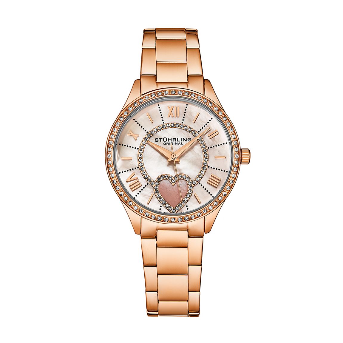 Womens Quartz Crystal Bezel Watch 38mm main product photo