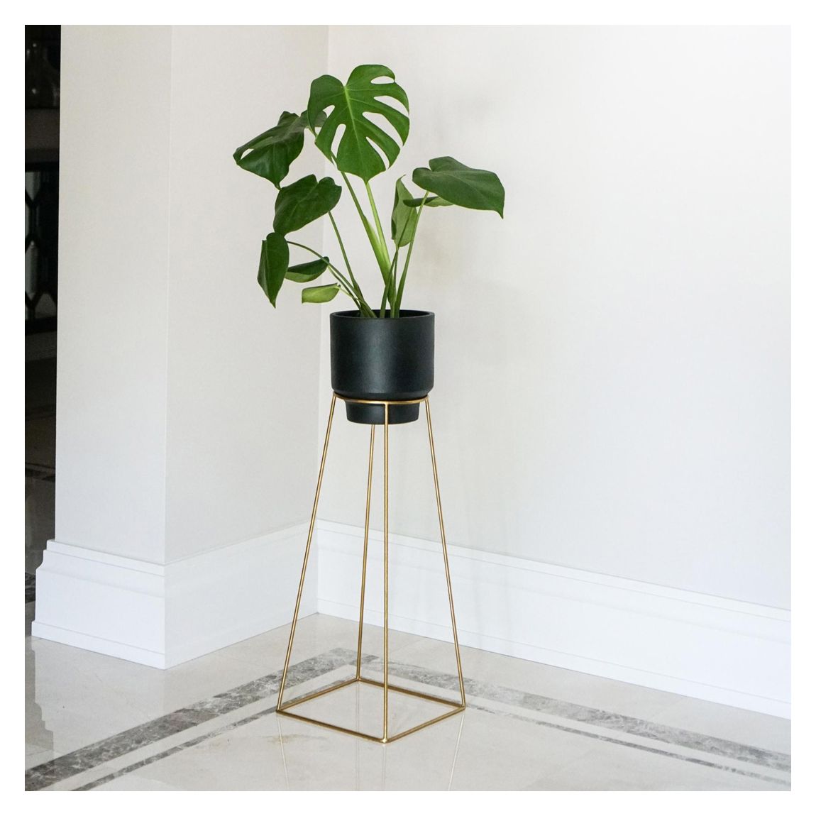 Minimo Gold Plant Stand main product photo