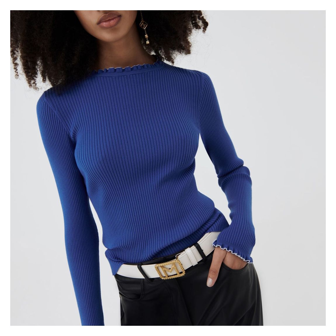 Blue Rica Slim Fit Jumper main product photo