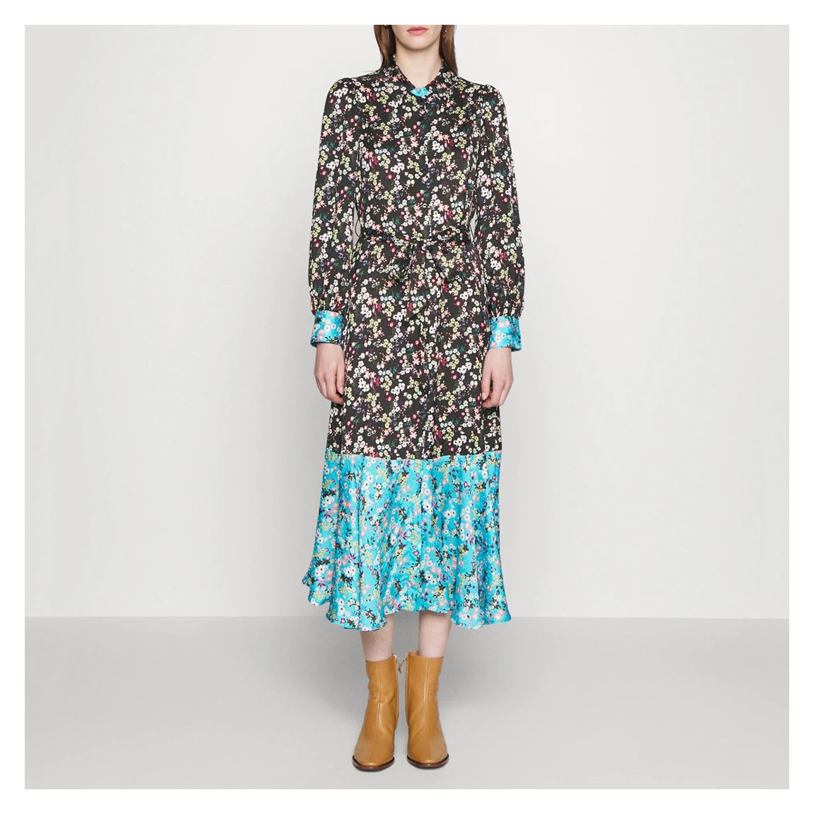 Black Pattern Ivonne Dress main product photo