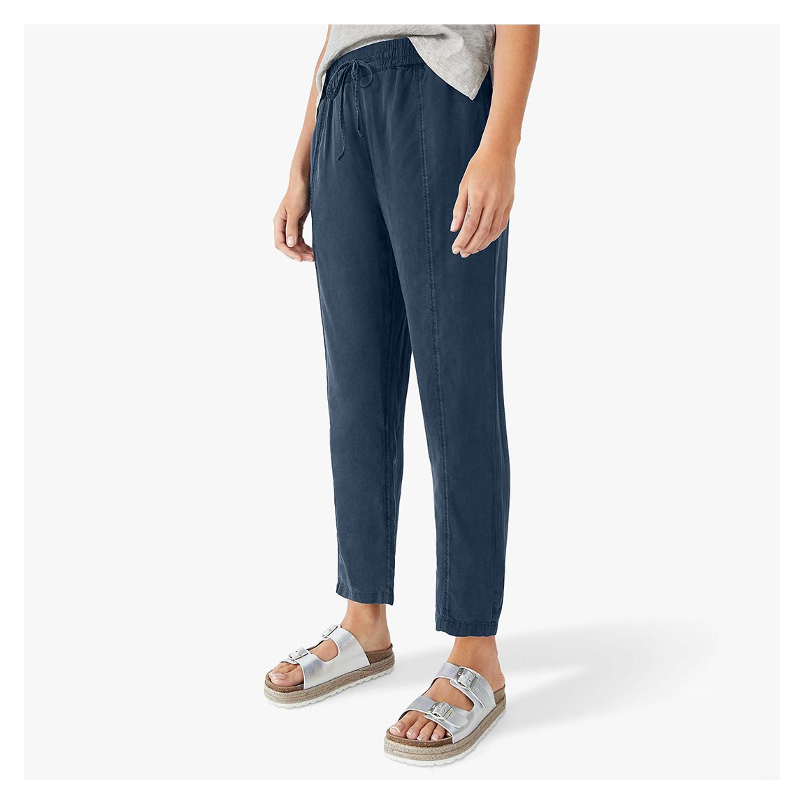 Navy Bianca Drawstring Trousers main product photo