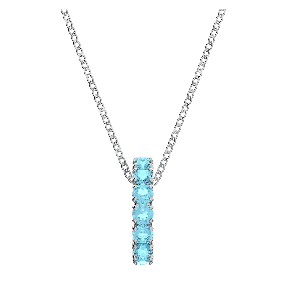Blue Aqua Exalta Pendant Necklace main product photo
