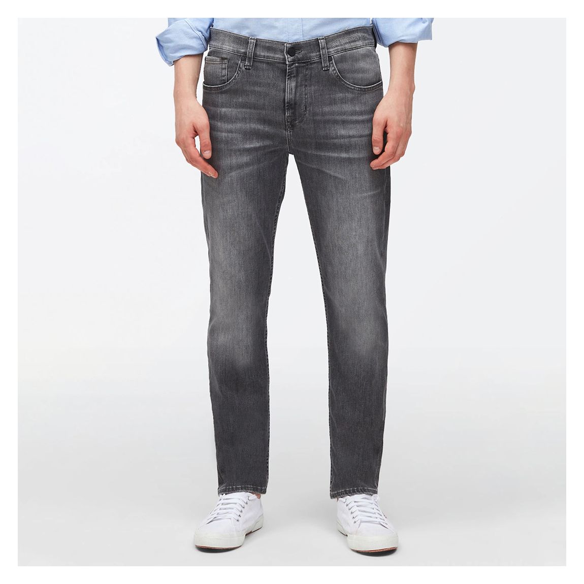 Washed Black Slimmy Stretch Jeans main product photo
