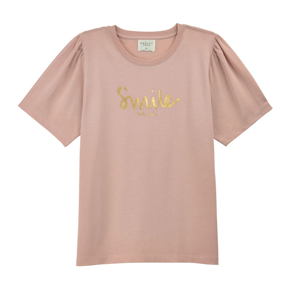 Pink Pleat Sleeve T-Shirt main product photo