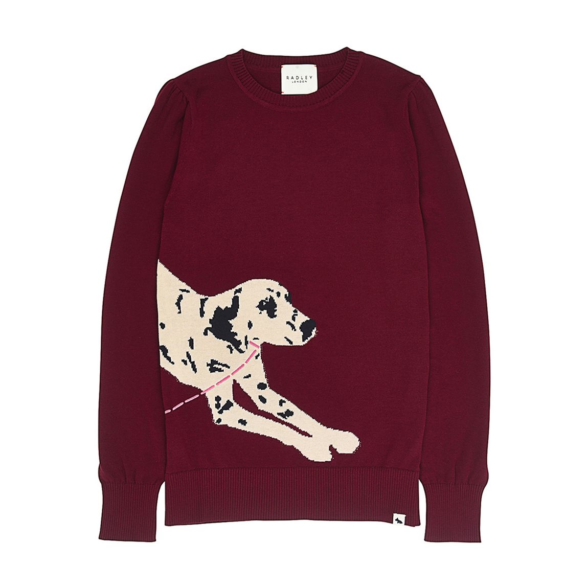Burgundy Dalmatian Dog Jumper main product photo