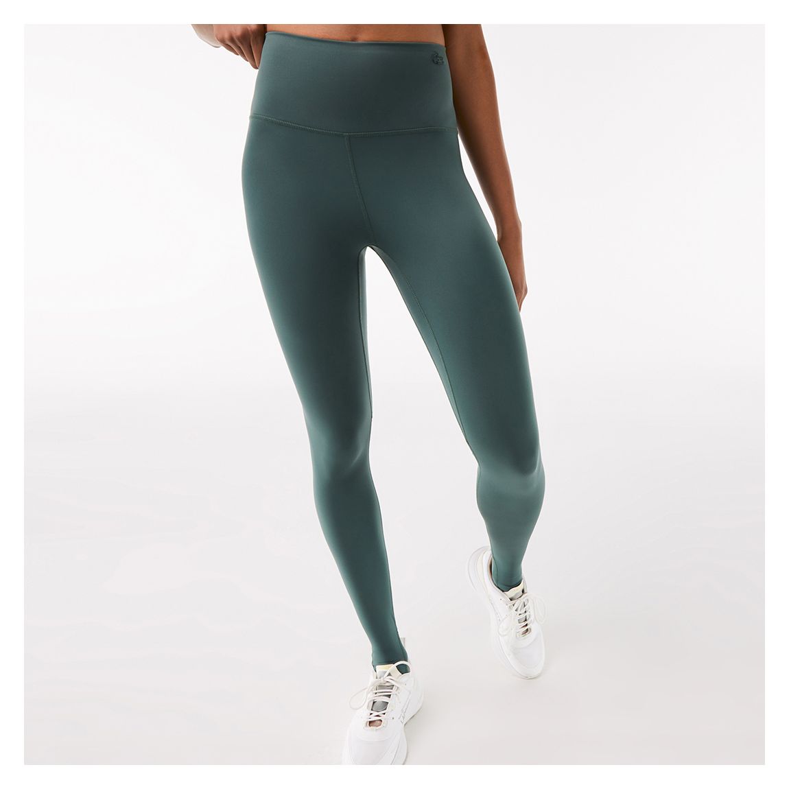 Green Stirrup Sports Leggings main product photo