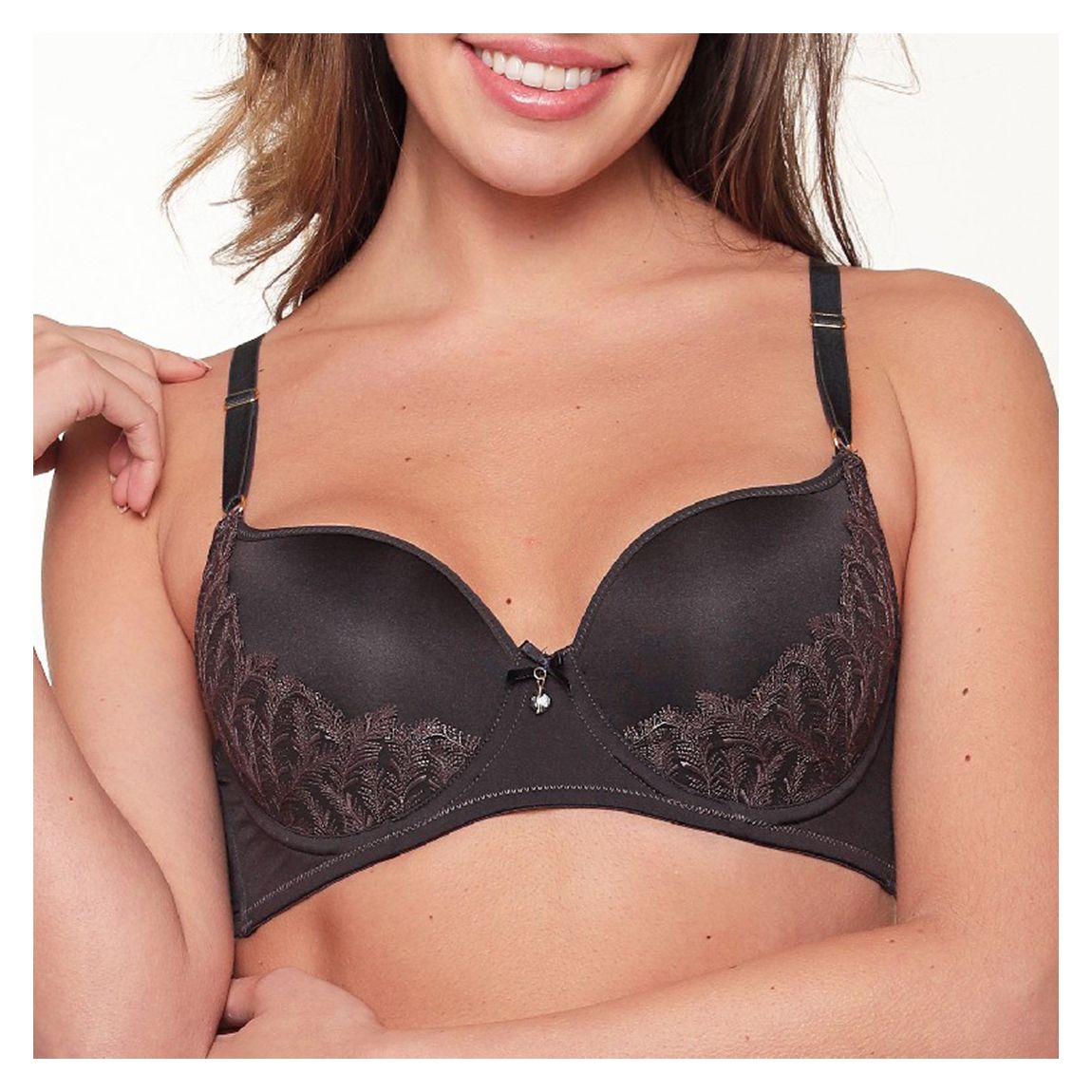 Espresso Uni-Fit Bra main product photo