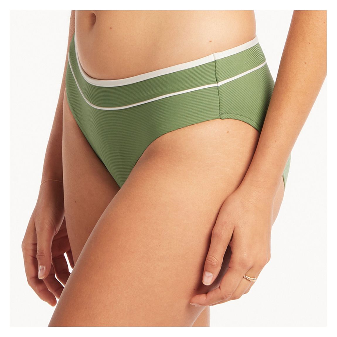 Olive Elite Mid Bikini Briefs main product photo