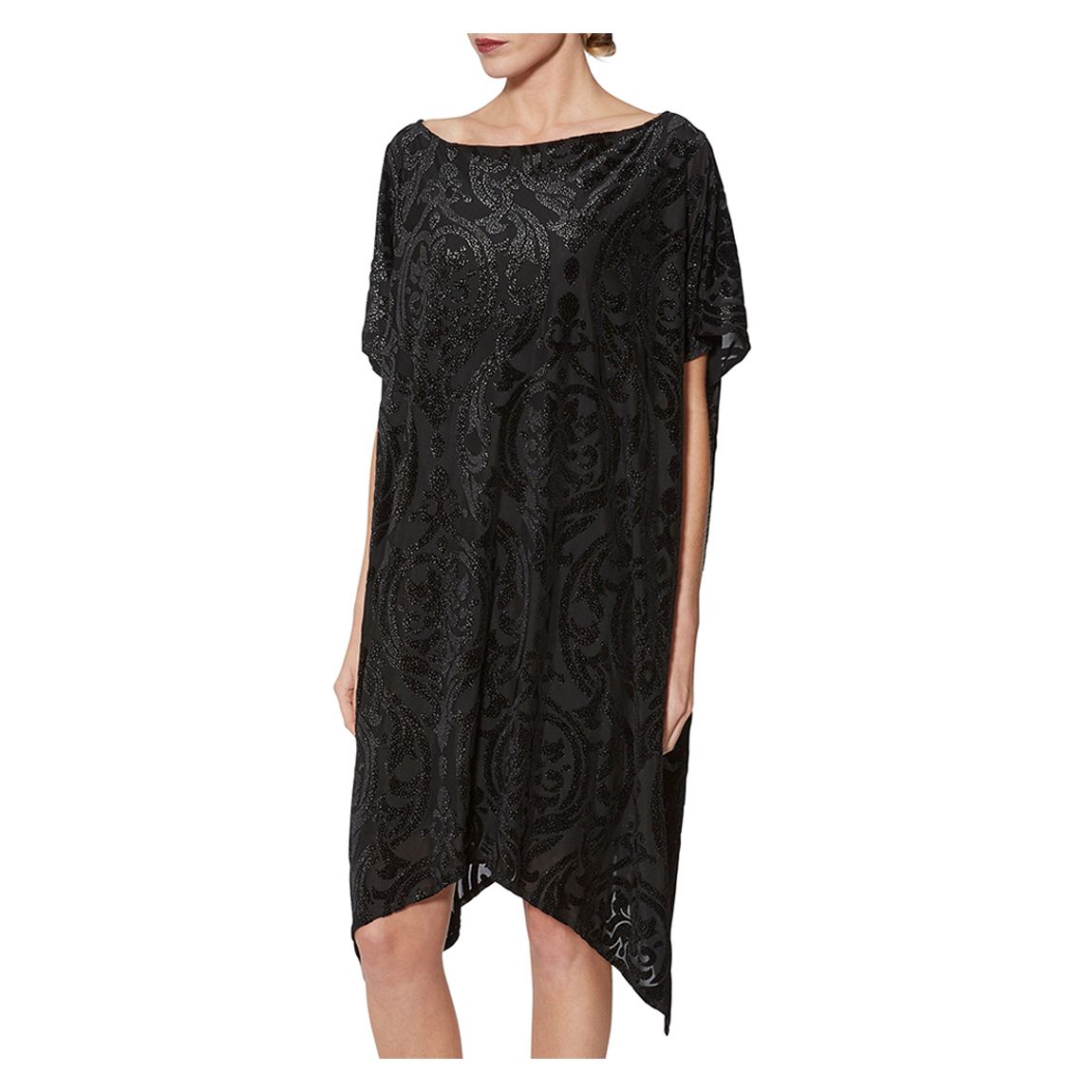 Black Oleta Elegant Kaftan Dress main product photo