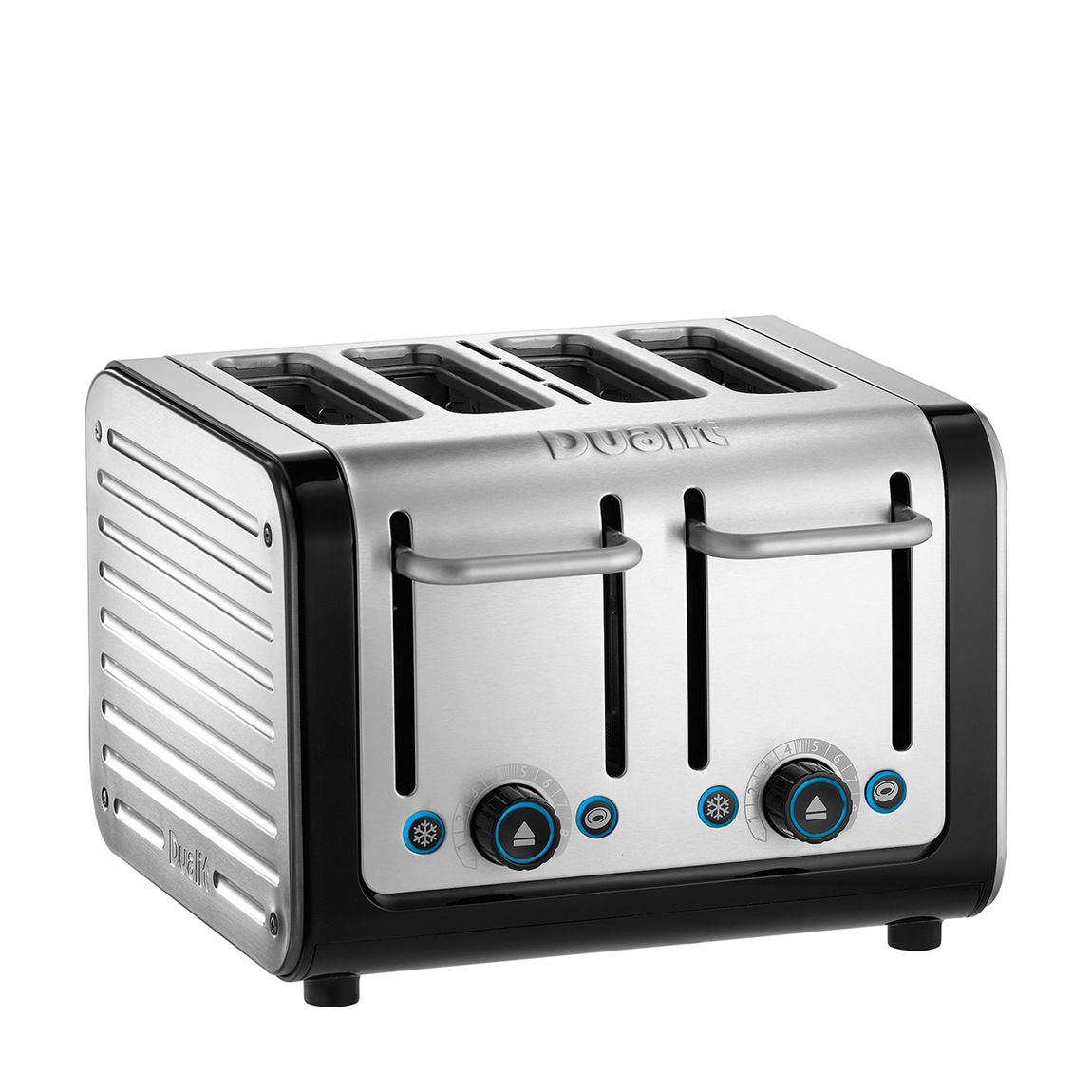 Architect 4 Slot Toaster Black & Brushed Stainless Steel main product photo