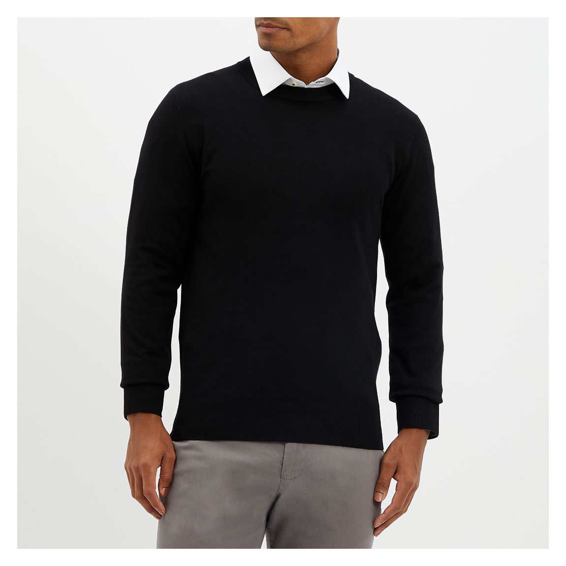 Black Crew Neck Jumper main product photo