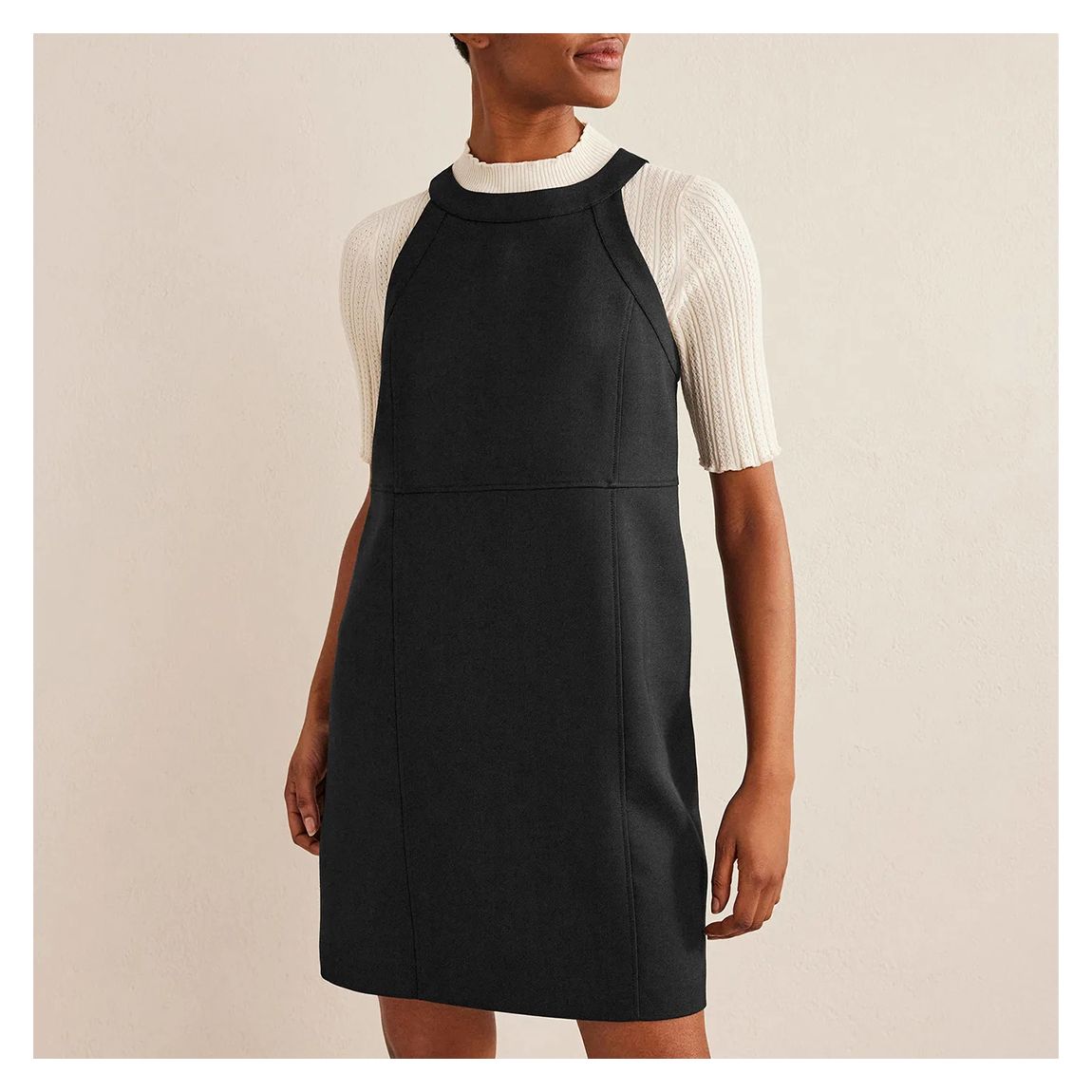 Black sleeveless Mini Shift Dress main product photo