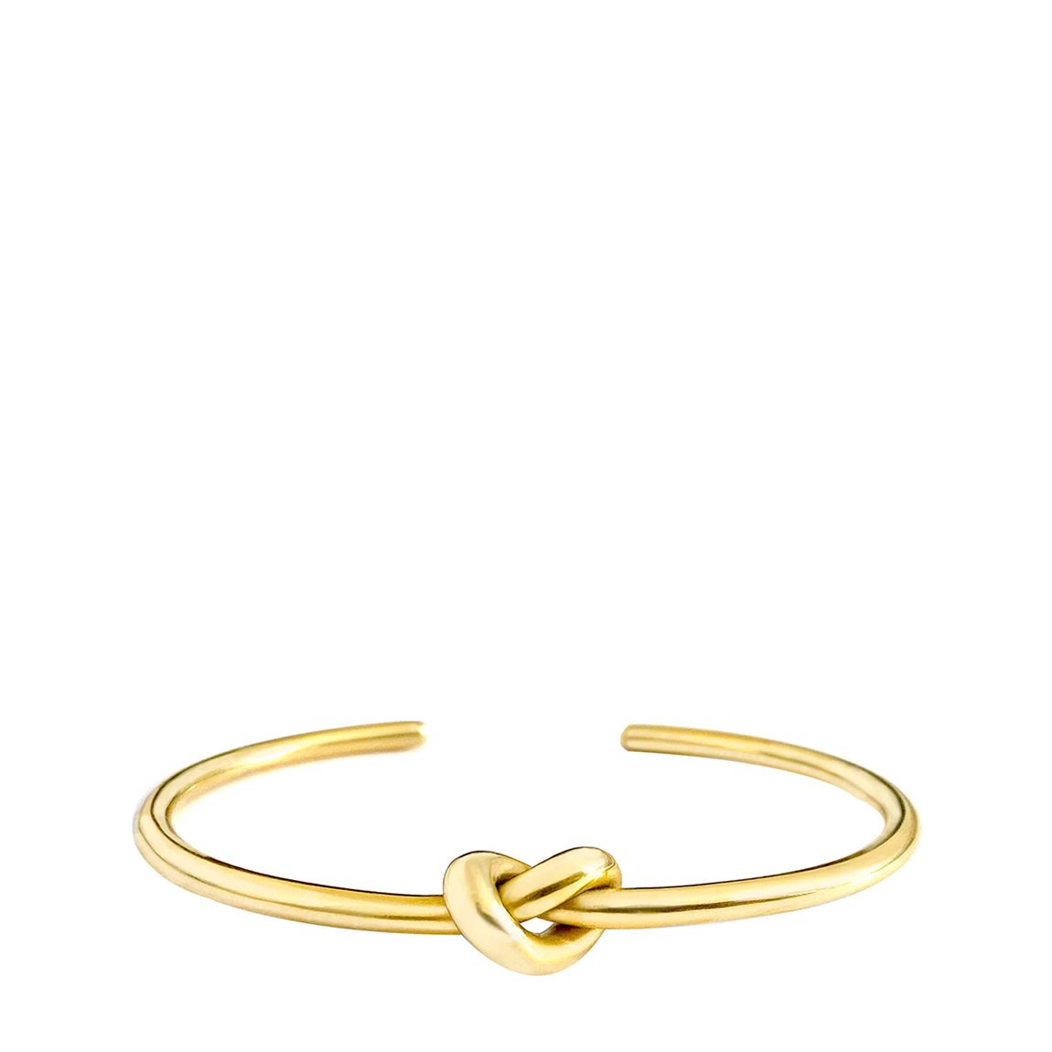 18K Gold Knot Cuff Bangle main product photo