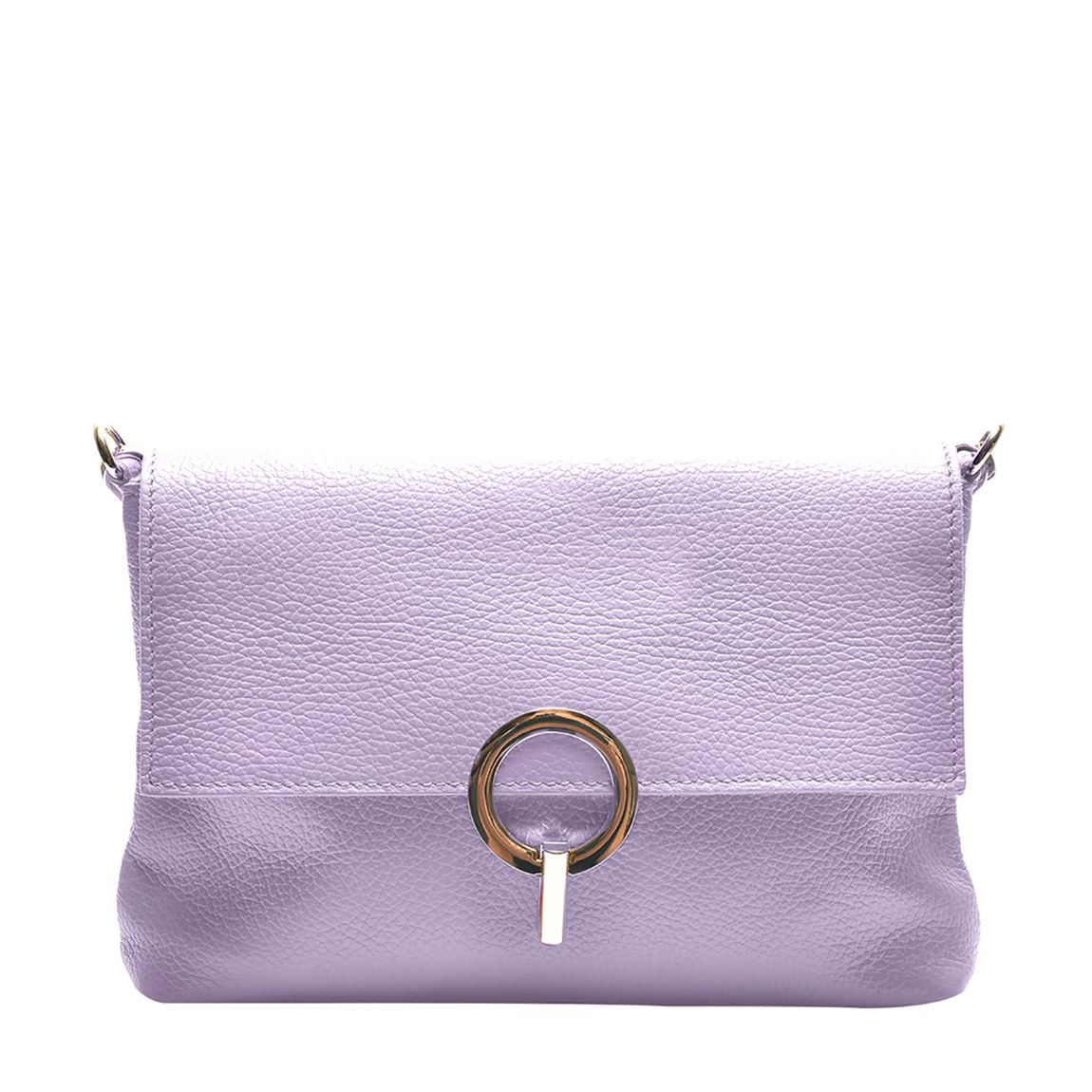 Purple Leather Crossbody bag main product photo