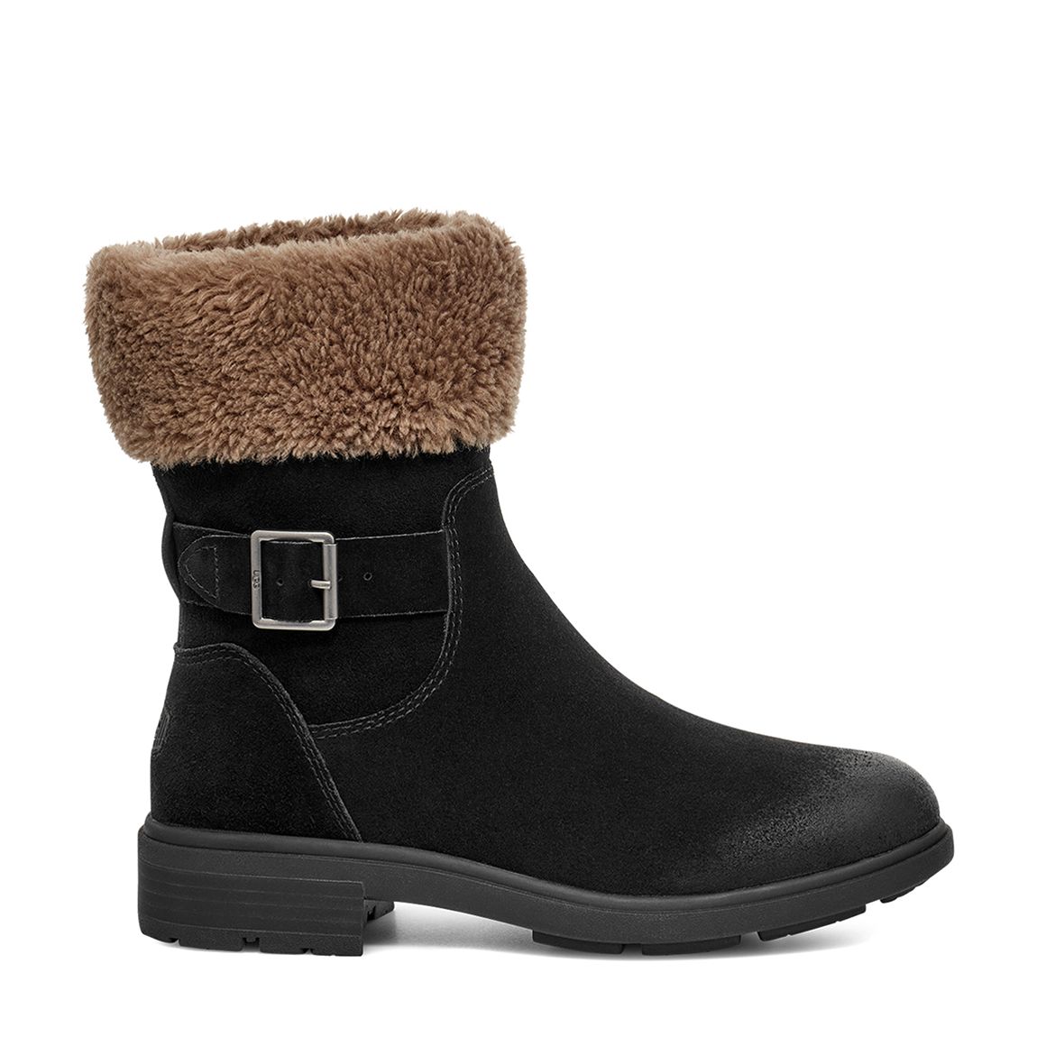 Black Harrisson Cuff Boots main product photo