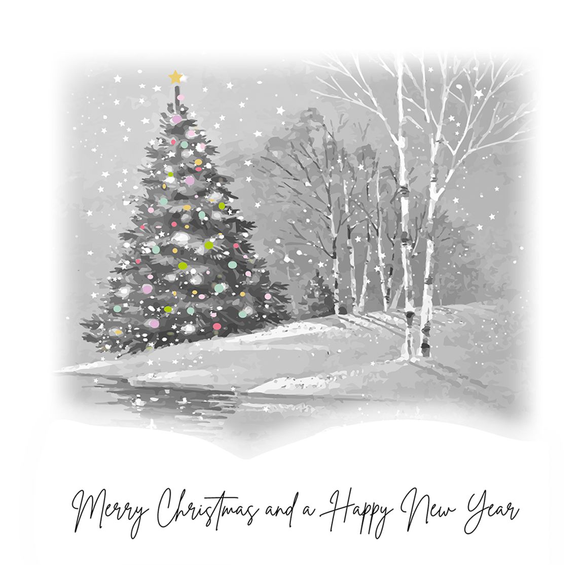 Pack of 12 Tree Christmas Cards main product photo