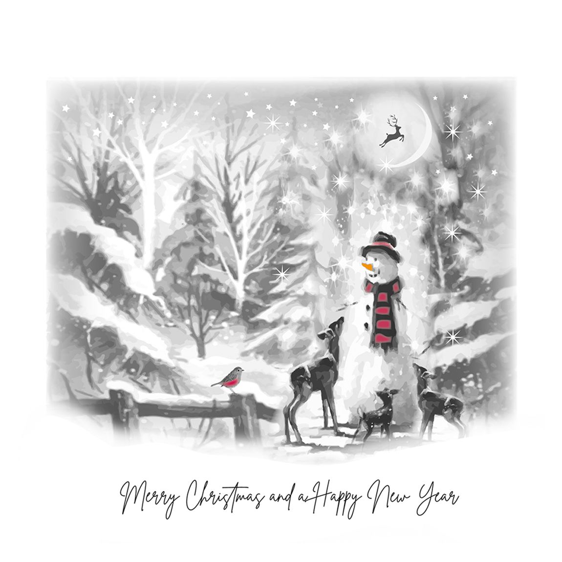 Pack of 12 Snowman Christmas Cards main product photo