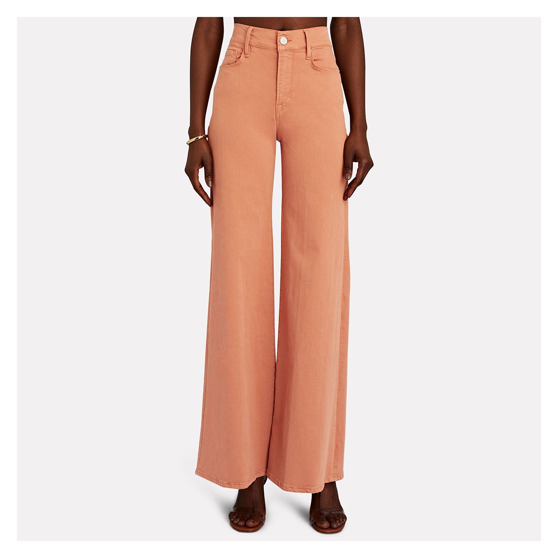 Orange Le Palazzo Stretch Jeans main product photo