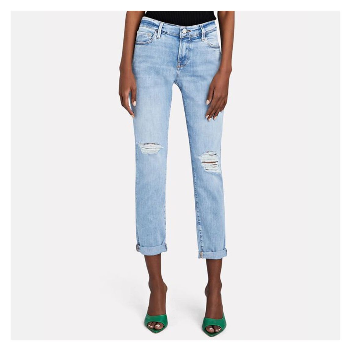 Light Blue Le Garcon Slim Stretch Jean main product photo