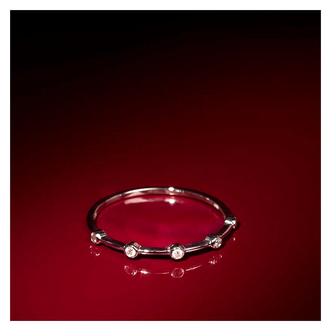 White Gold "Together" Diamond Ring main product photo