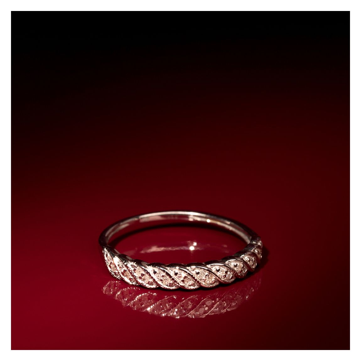 White Gold "Java" Diamond Ring main product photo