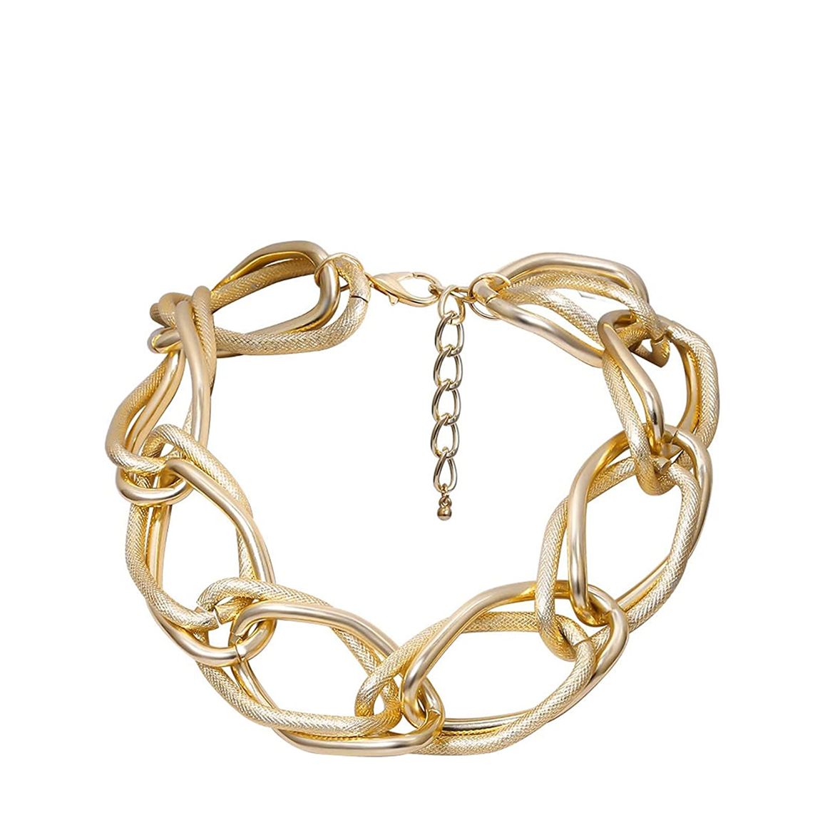 18K Gold Chunky Open Link Necklace main product photo