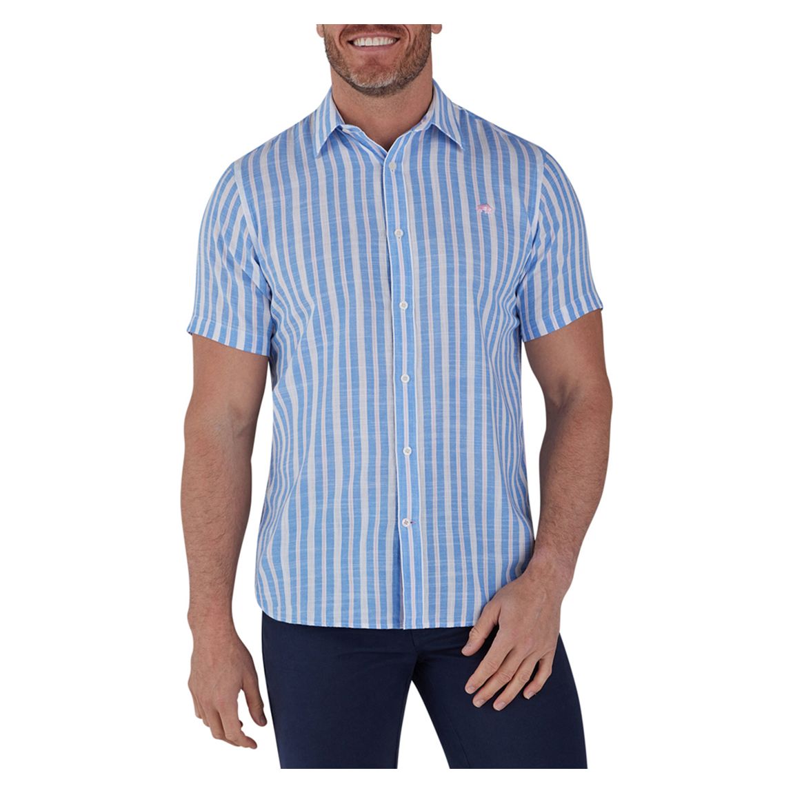Blue Logo Cotton Shirt main product photo