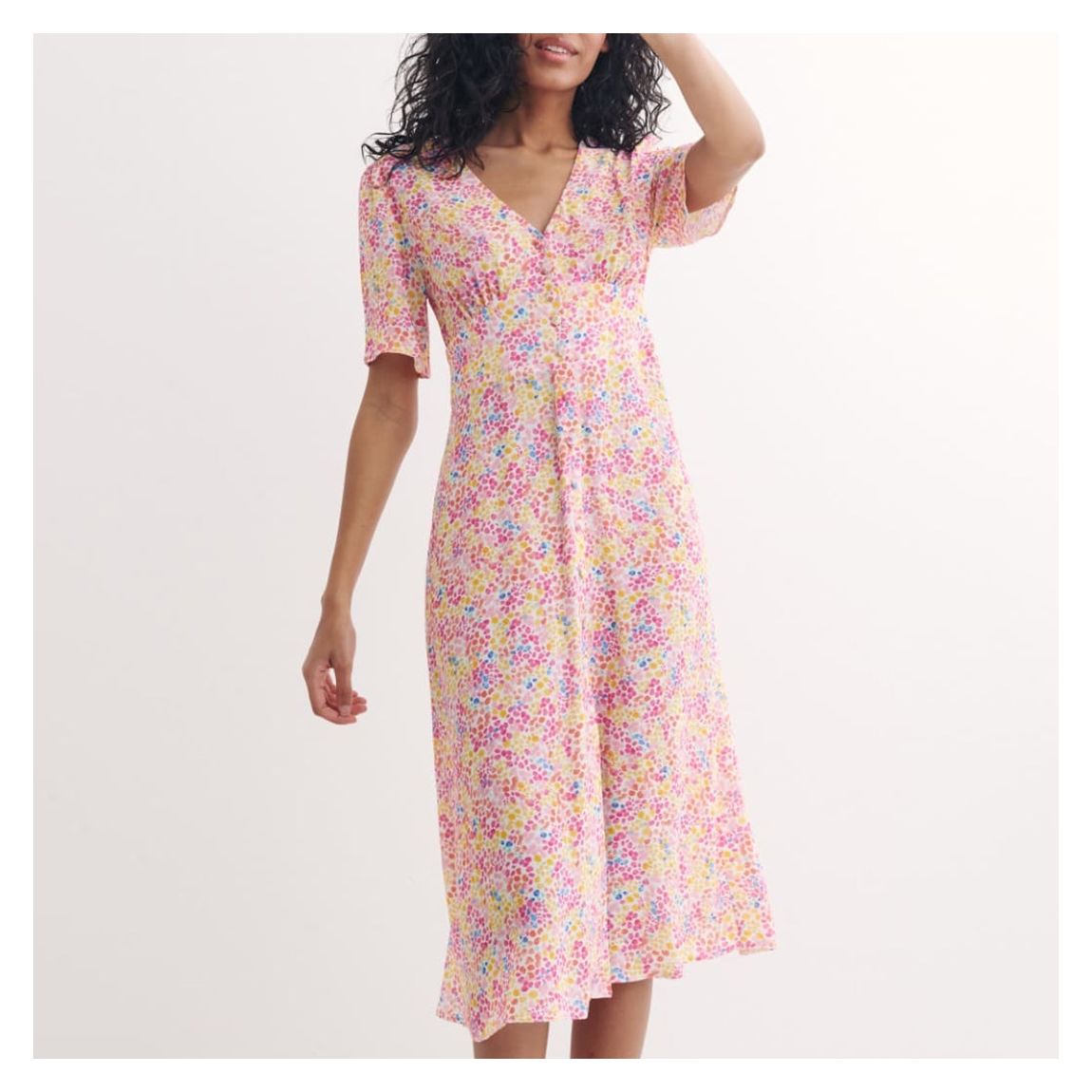 Multi Alexa Floral Midi Dress main product photo